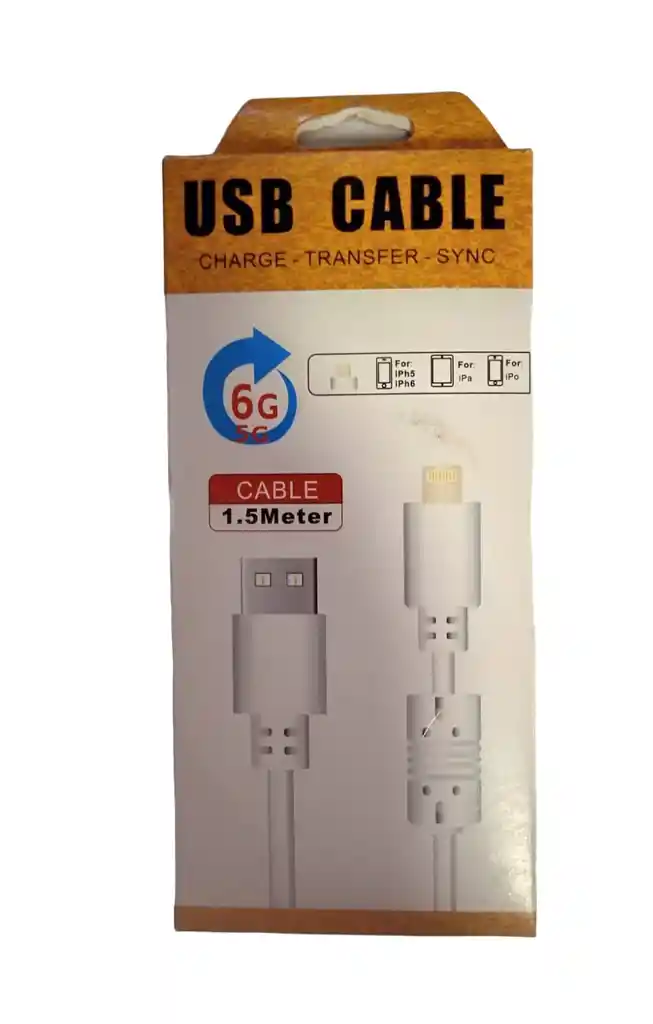 Cable Filtro Para Iphone, Ipad Y Ipod 6g 1.5metros
