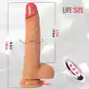 Vibrador Con Chupa De Sube Y Baja Con Control