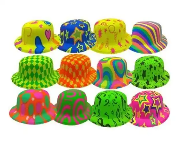 Gorro Sombrero Neon Surtido Surtido Multicolor Uv X 12 Unit