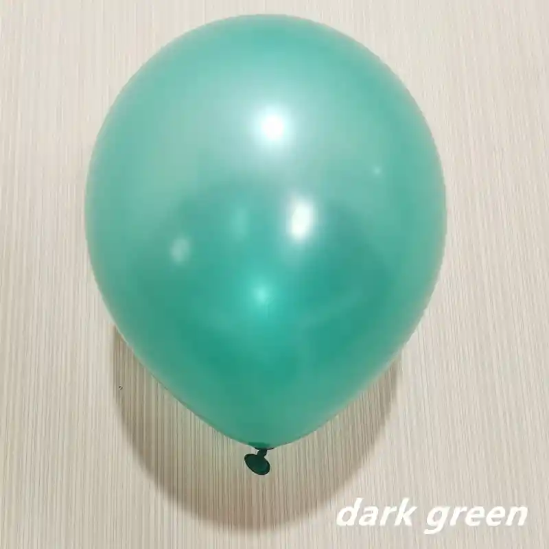 Globos Latex 12 Unidades 30 Cm R12 Verde Satinado