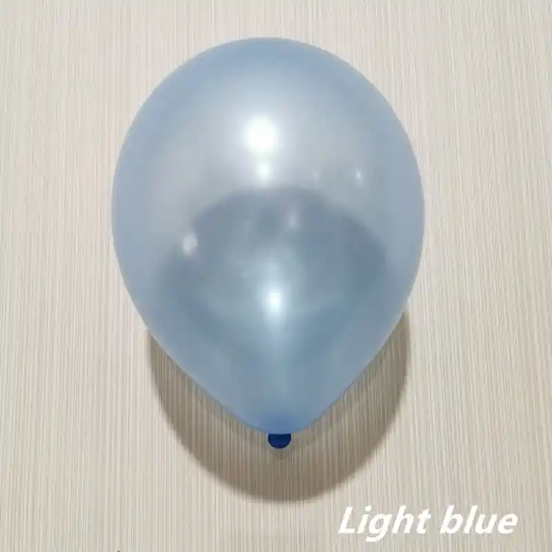 Globos Latex 12 Unidades 30 Cm R12 Azul Celeste Satinado