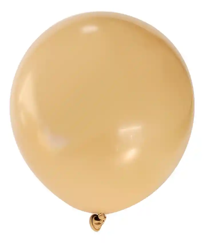 Globos Latex 12 Unidades 30 Cm R12 Crema