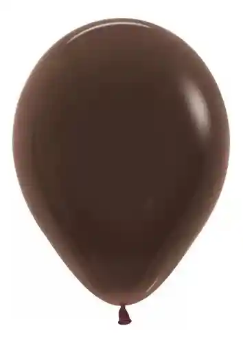 Globos Latex 12 Unidades 30 Cm R12 Chocolate