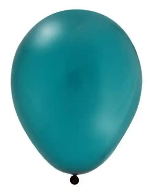 Globos Latex 12 Unidades 30 Cm R12 Verde Esmeralda