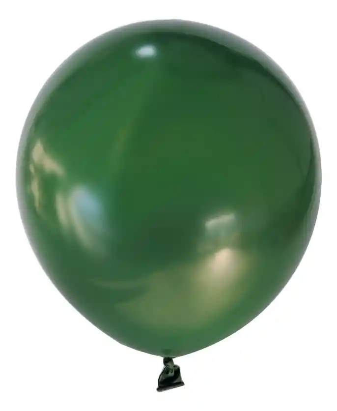 Globos Latex 12 Unidades 30 Cm R12 Verde Selva