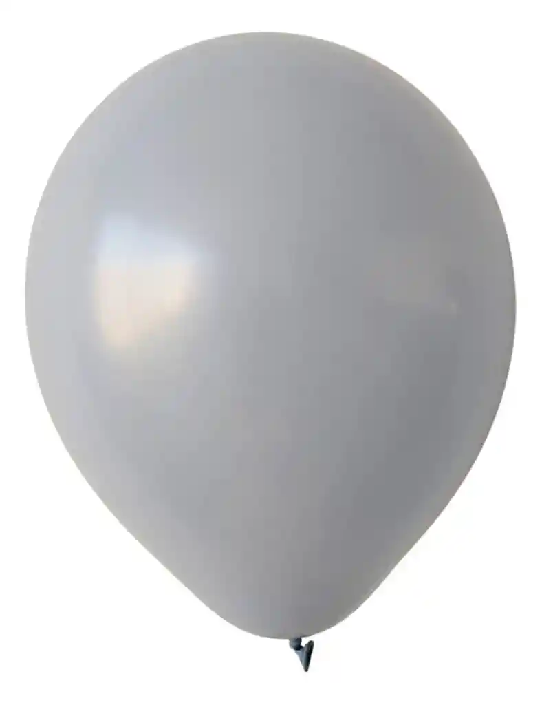 Globos Latex 12 Unidades 30 Cm R12 Gris