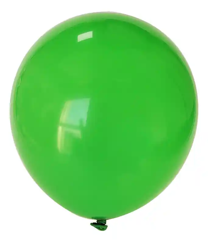 Globos Latex 12 Unidades 30 Cm R12 Verde Fashion