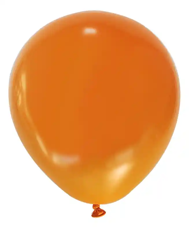 Globos Latex 12 Unidades 30 Cm R12 Naranja