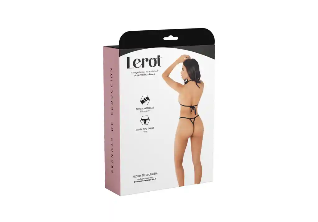 Body Indira Lerot Negro Talla S/m