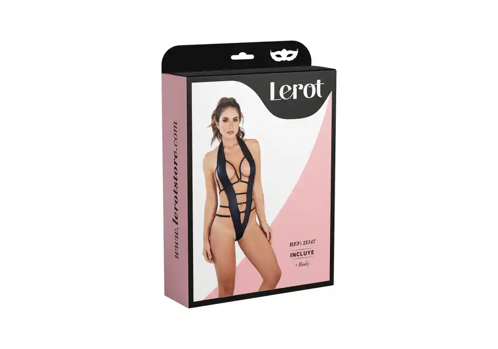 Body Celina Lerot Talla S/m Negro