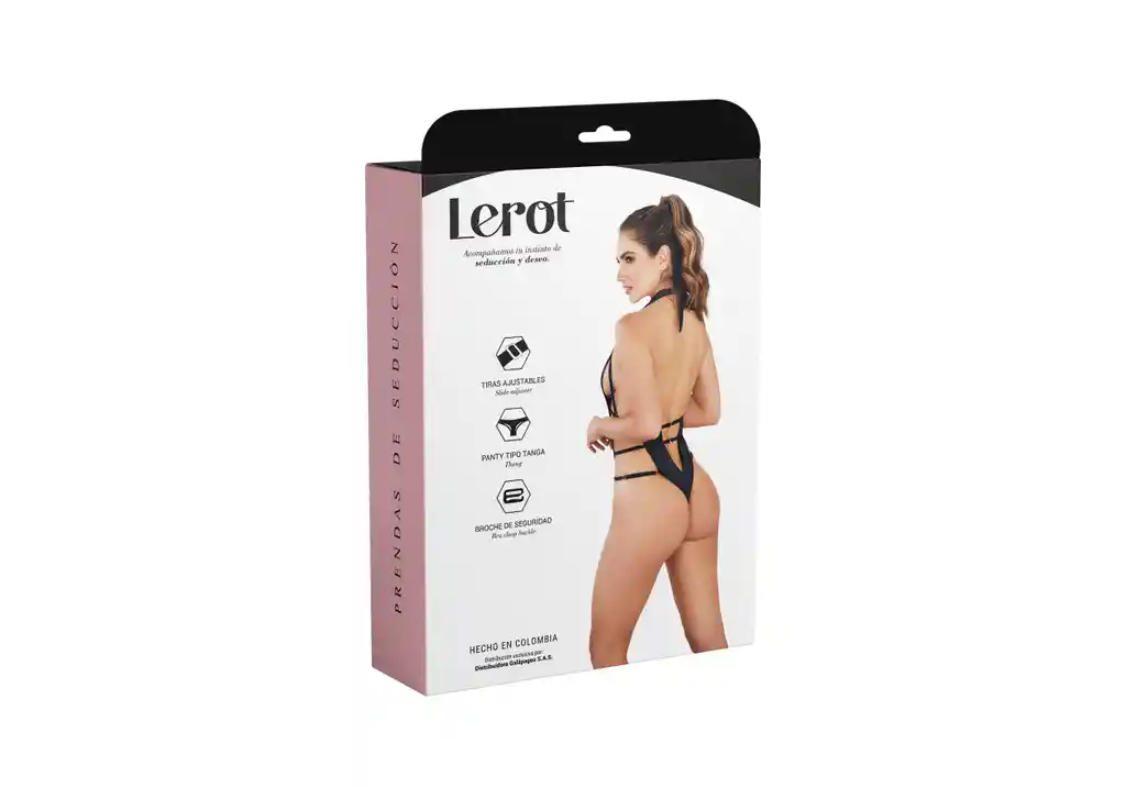 Body Celina Lerot Talla S/m Negro