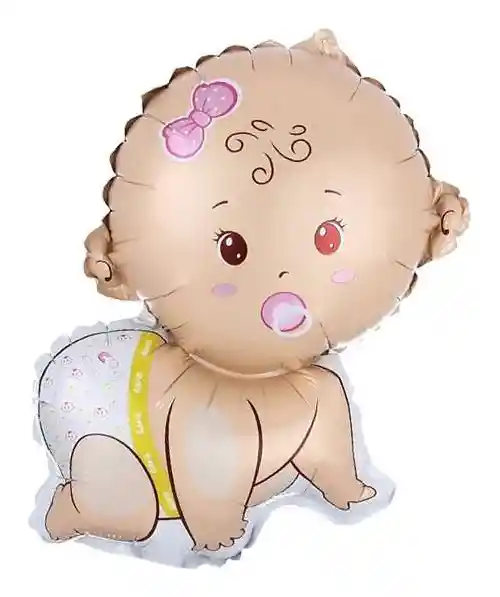 Globo Bebe Revelacion Sexo Baby Shower Gateando 56x80cm