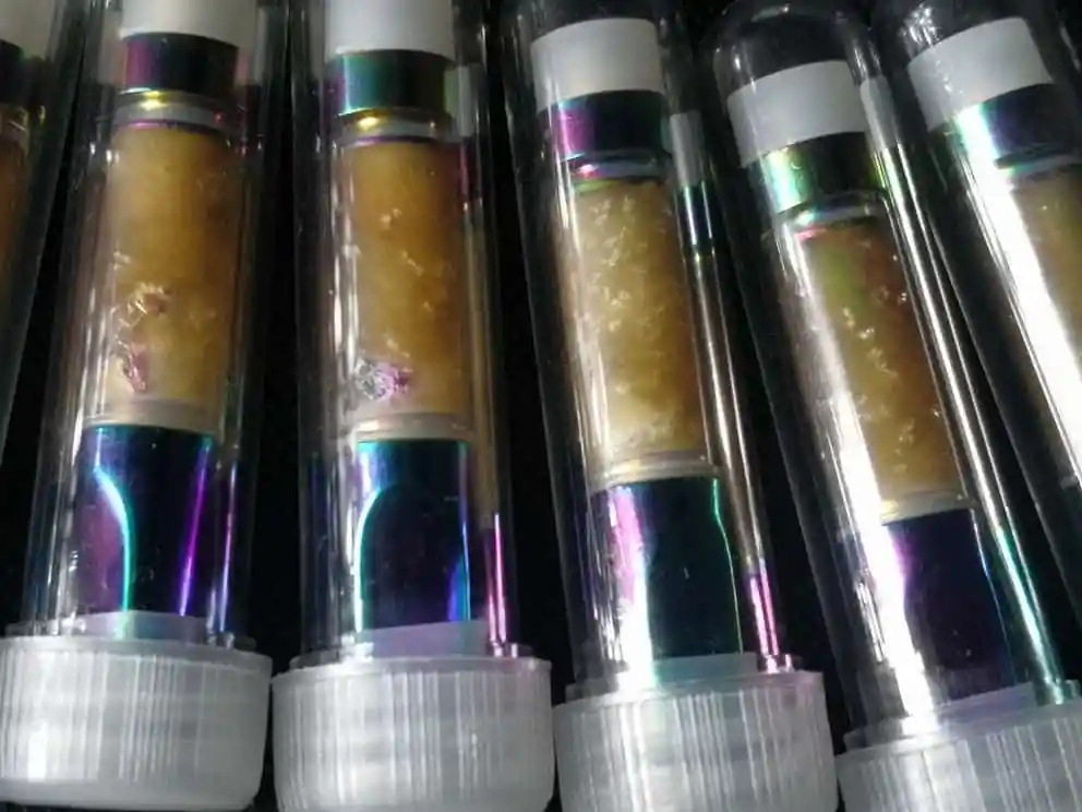 Artículo Promocional 1cartridge 1ml Cristales Puros De Cbd Con Terpenos Naturales De Cannabis Blue Dream