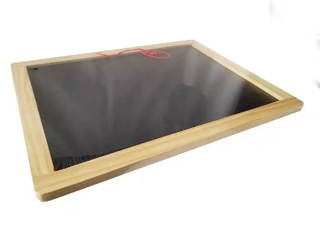 Tablero De Madera Didáctico 2 En 1 (medidas: 31 X 21 Cms)