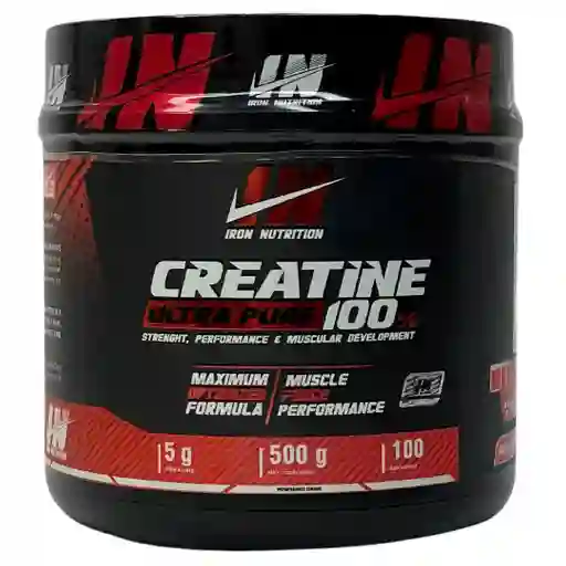 Creatina Iron Nutrition 100 Servicios