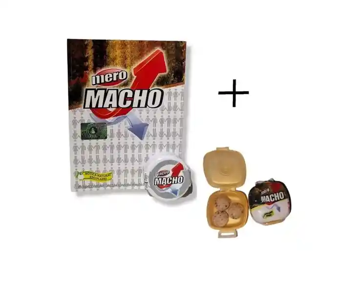 Mero Macho Crema Retardante Erección Sostenida + Pastillero Potencializador Mero Macho 2 Tabletas