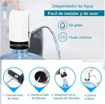 Dispensador De Agua Recargable Digital