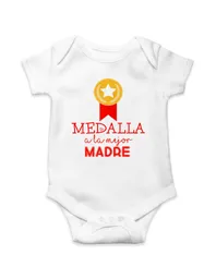 Body Para Bebe "medalla A La Mejor Madre"