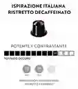 Café Ispirazione Italiana Ristretto Decaffeinato X 10 Cápsulas Original Nespresso