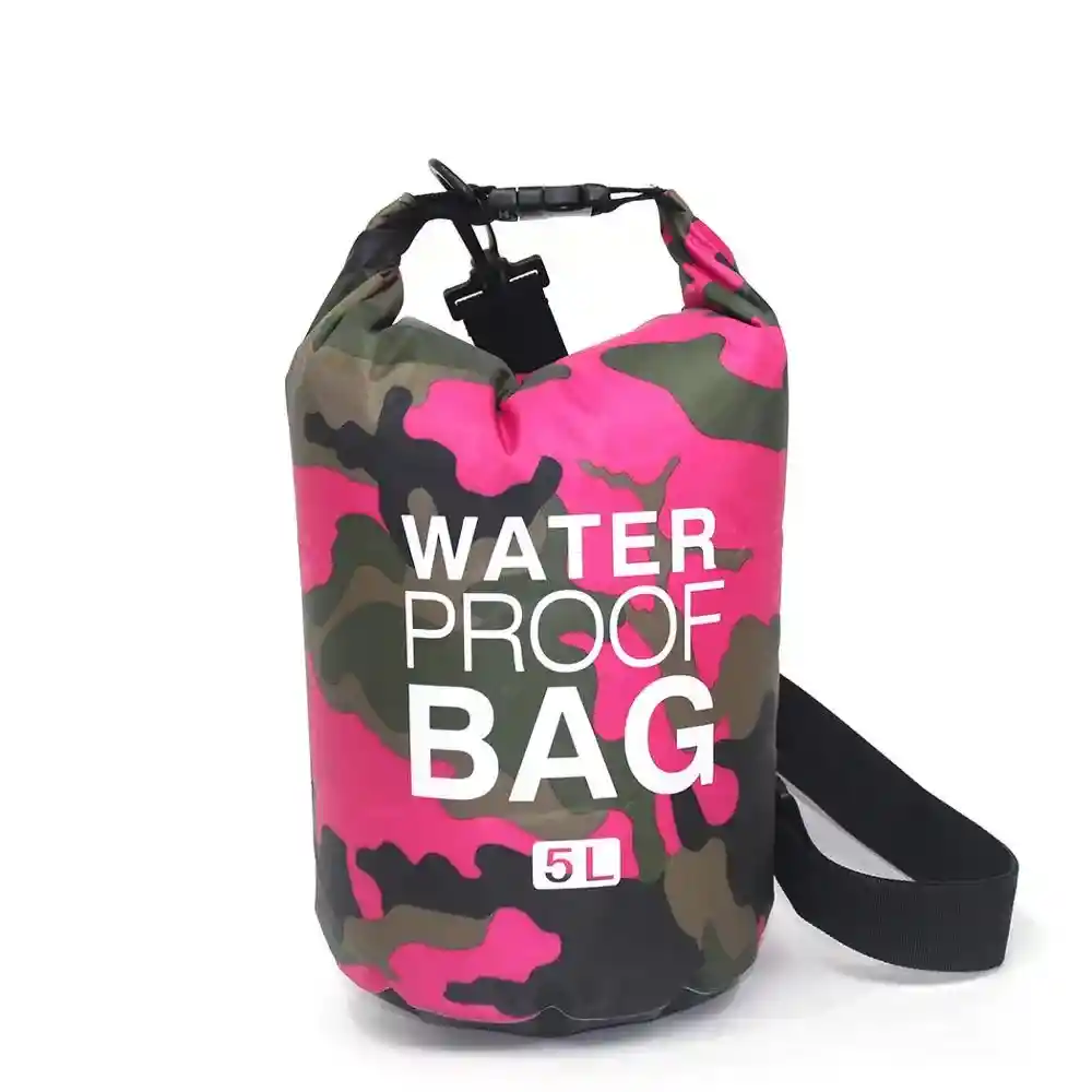 Bolsa Seca Camuflada, 5 Litros, Basic