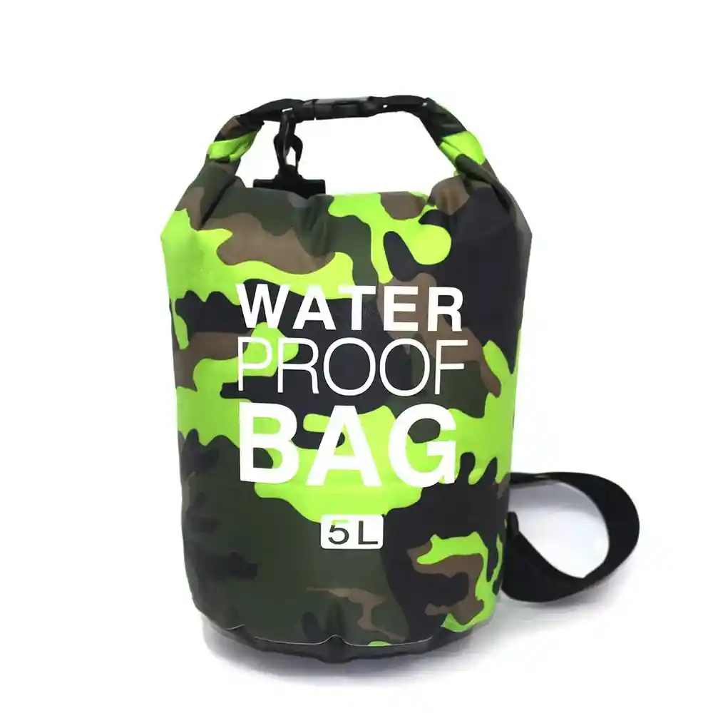 Bolsa Seca Camuflada, 5 Litros, Basic