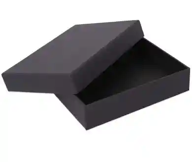 Caja De Regalo Color Negro Estuche Rectangular Con Tapa - Ancho 30cm X Alto 10cm X Largo 20cm Amor Y Amistad San Valentin Cumpleaños Fiesta Y Decoracion