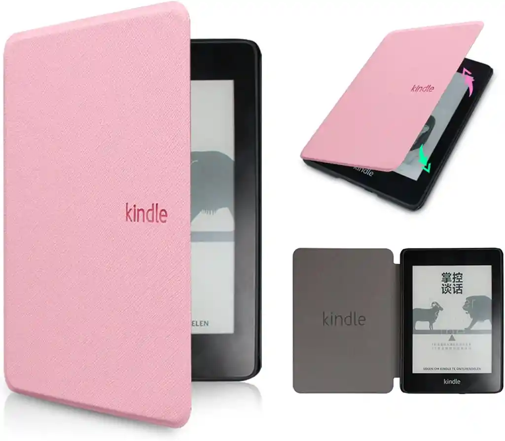 Estuche Para Kindle Paperwhite De 6.8 11va Generación Rosa