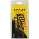 Juego De Llaves Bristol Mm Stanley X 10 Pzas