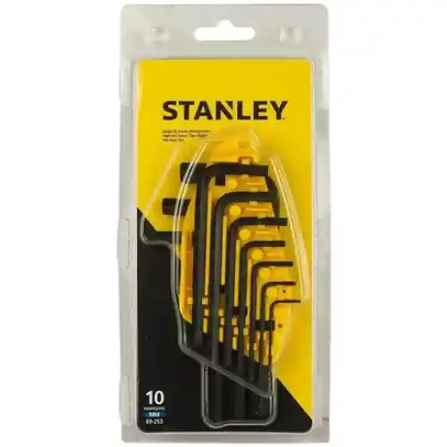 Juego De Llaves Bristol Mm Stanley X 10 Pzas