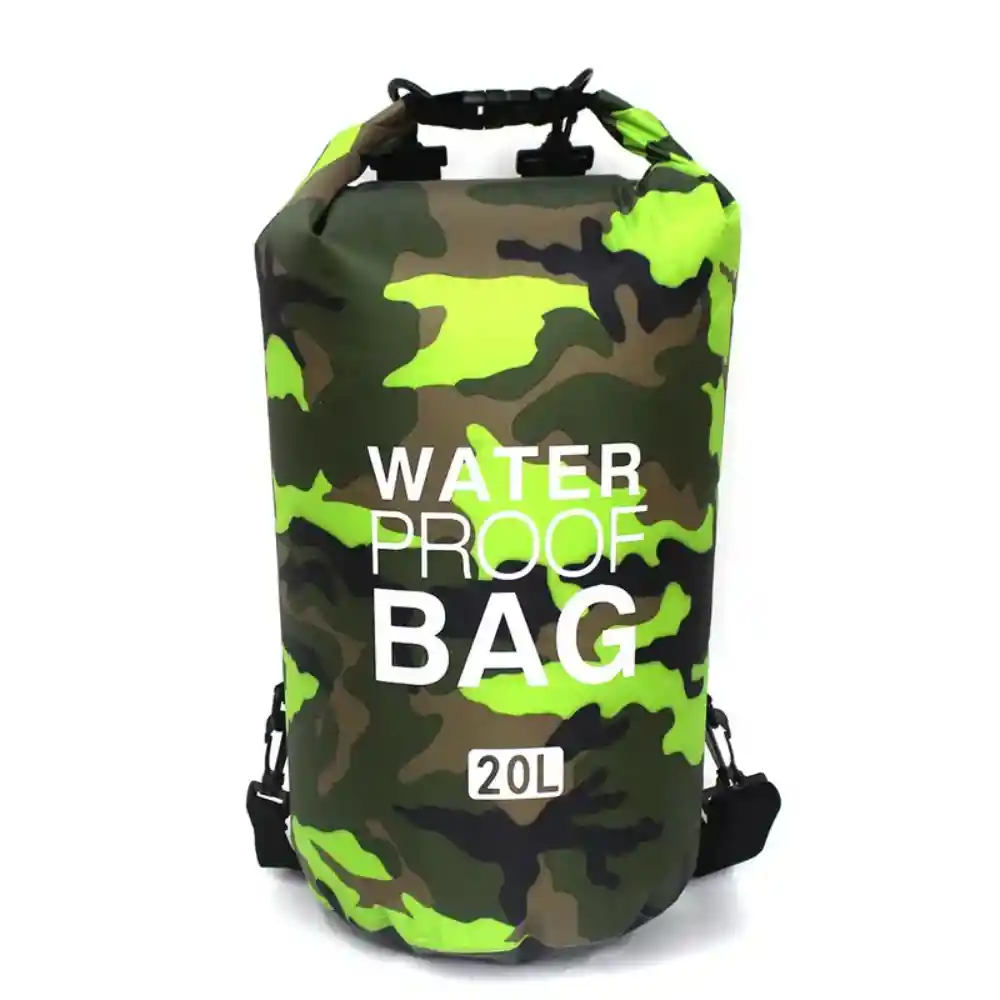 Bolsa Seca Camuflada, 20 Litros, Basic