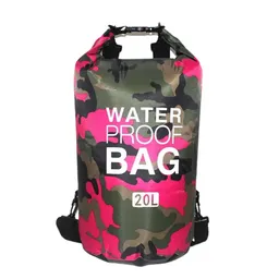 Bolsa Seca Camuflada, 20 Litros, Basic