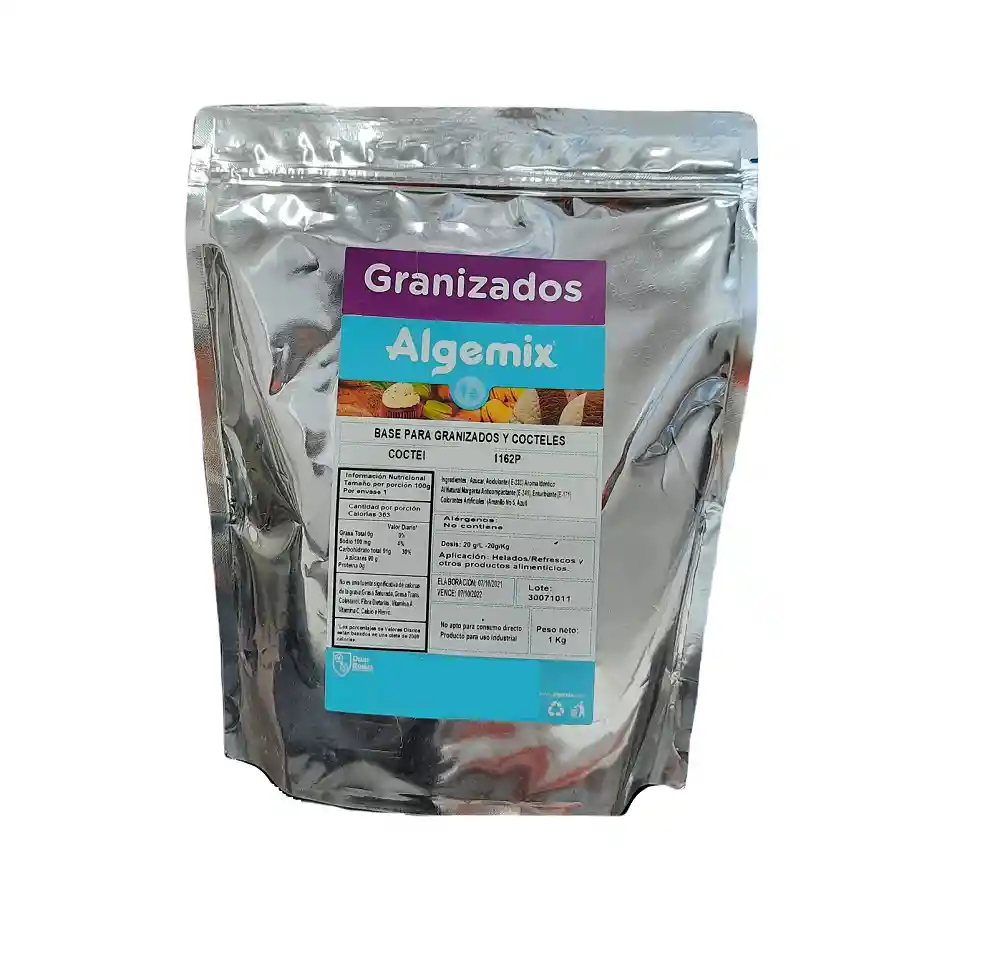 Base Para Granizado Y Cocktail Sabor Arandanos