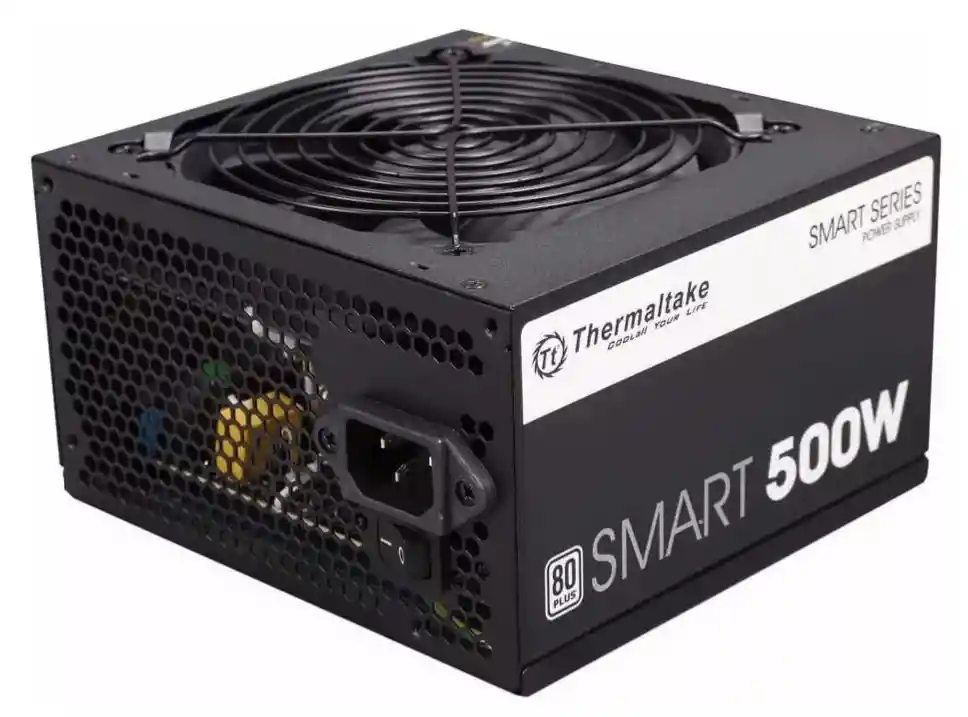 Fuente De Poder Pc 500w Thermaltake Smart 80 Plus White Negro