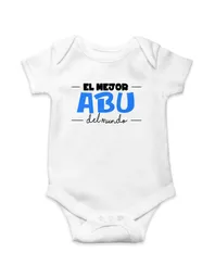 Body Para Bebe "el Mejor Abu Del Mundo"