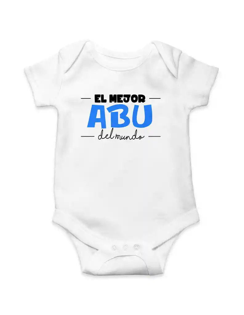 Body Para Bebe "el Mejor Abu Del Mundo"