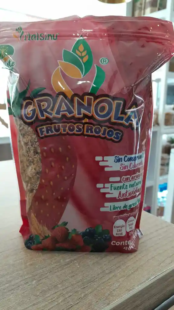 Granola Frutos Rojos Vitalsinu