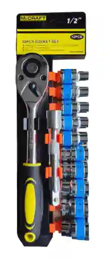 Herramientas Carros Juego De Raches 1/2 Kit 12 Copas Oferta
