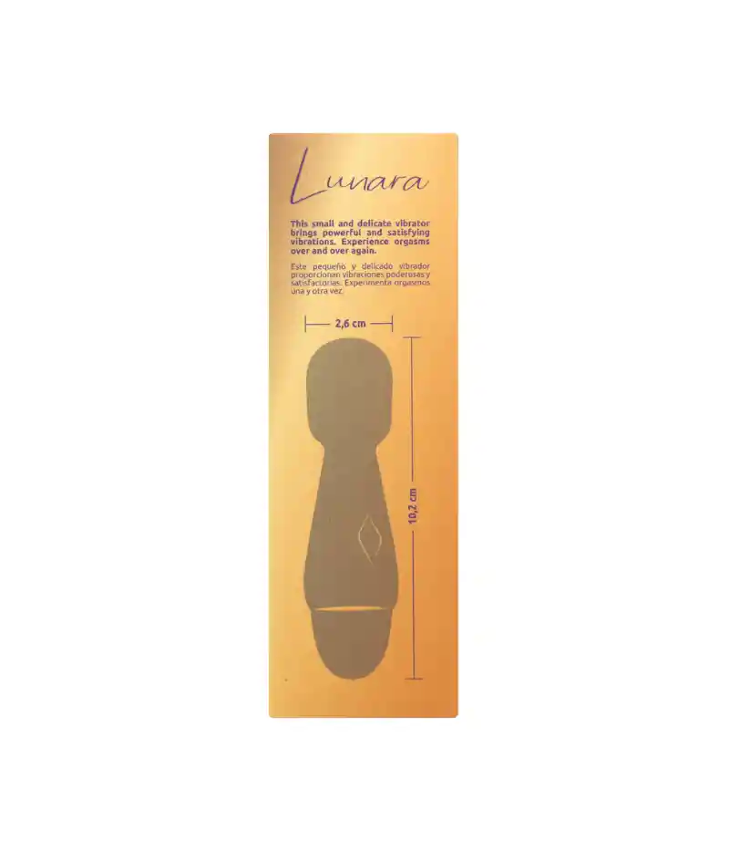 Mini Vibrador Hitachi Silencioso Y Recargable - Lunara