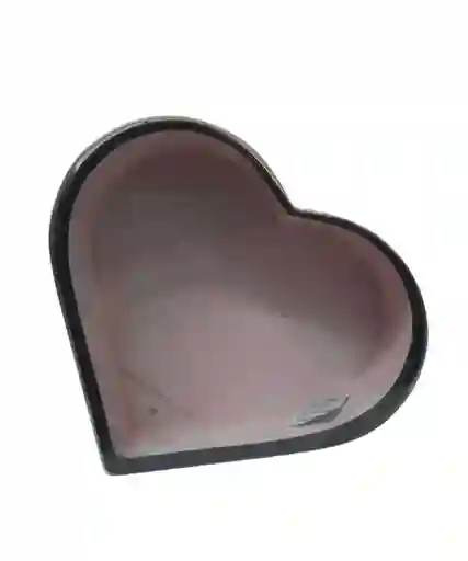 Caja De Regalo Color Negro Estuche En Forma De Corazon Pequeño Con Tapa - Ancho 21cm X Alto 8cm X Largo 19cm Amor Y Amistad San Valentin Cumpleaños Fiesta Y Decoracion