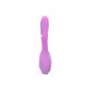 Vibrador Leyla Doble Estimulación Lila Recargable Majestic Camtoyz