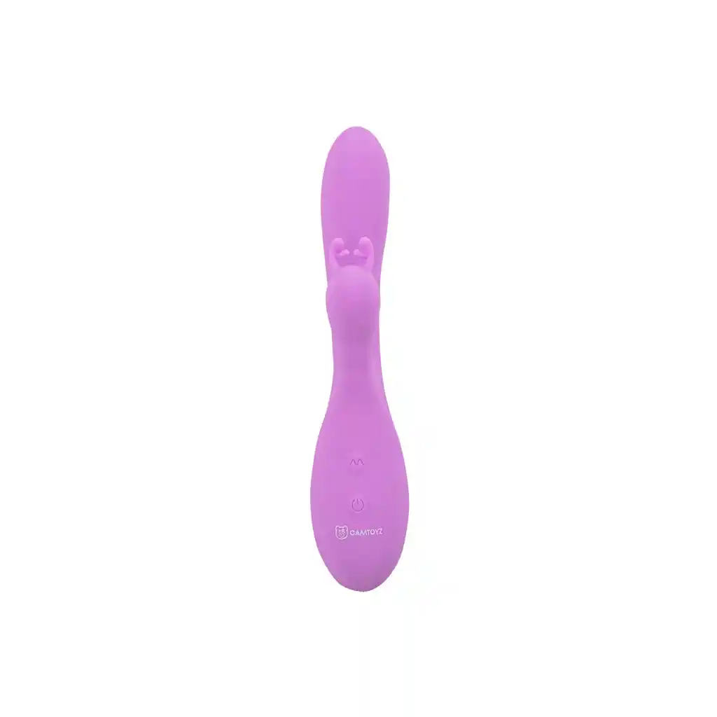 Vibrador Leyla Doble Estimulación Lila Recargable Majestic Camtoyz