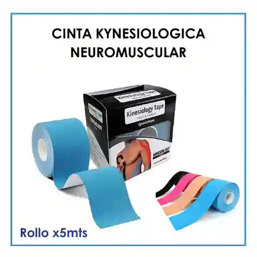 Rollo De Cinta Kinesiológica Neuromuscular X5mts