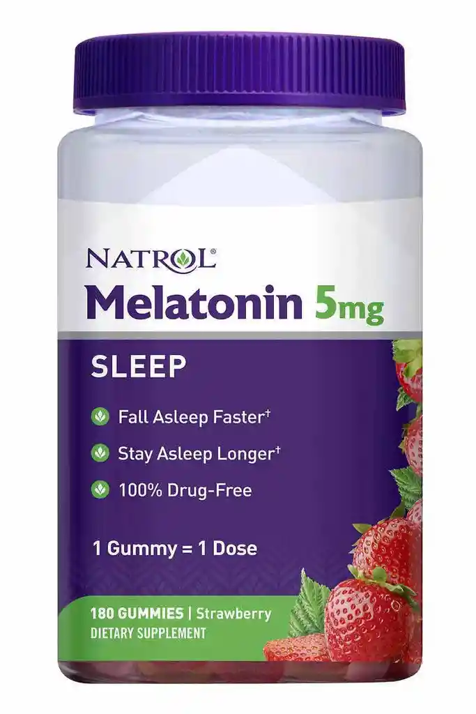 Natrol Melatonina 5mg Adultos 180 Gomas