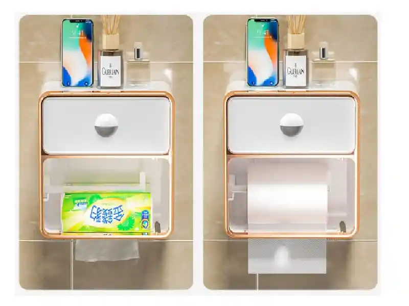 Organizador De Papel Higienico Estante Almacenamiento Baño