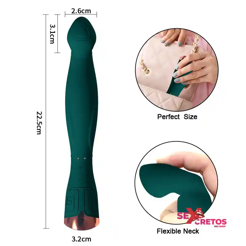 Vibrador Consolador Con Movimiento Gama Alta