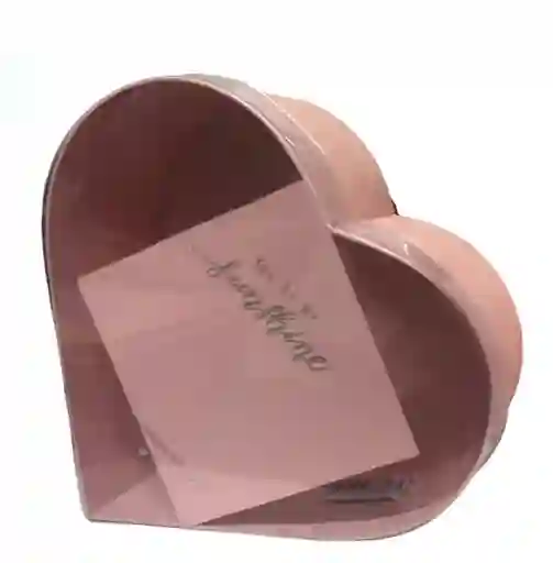 Caja De Regalo Color Rosado Estuche En Forma De Corazon Mediano Con Tapa - Ancho 20cm X Alto 8cm X Largo 20cm Aproximadamente