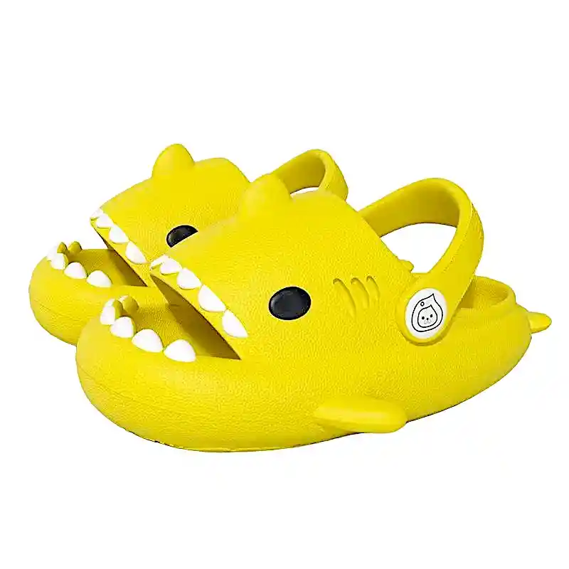 Chanclas De Tiburón Shark Sandalias Ligeras Hombre Mujer Y Niños Amarillo 14 / 22
