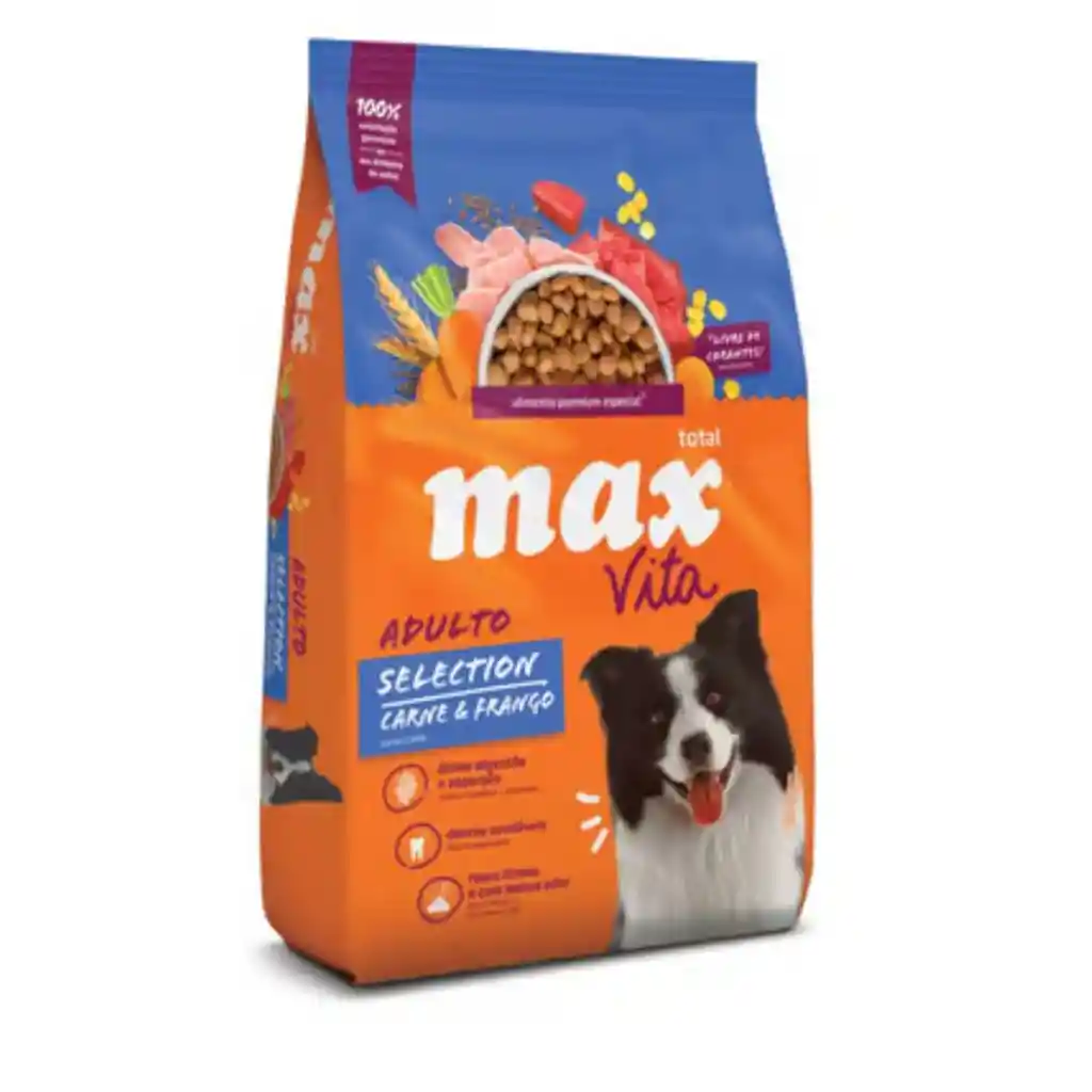 Max Vita - Alimento Perro Adulto Carne Y Pollo 3 Kg