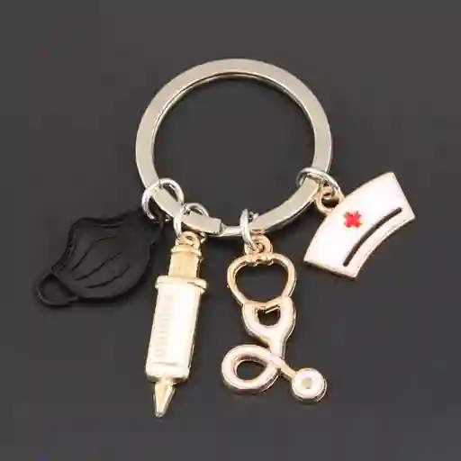 Llavero Diseño De Medicina Para Hombre O Mujer Para Llaves Doctor Enfermera Medicina Hospital