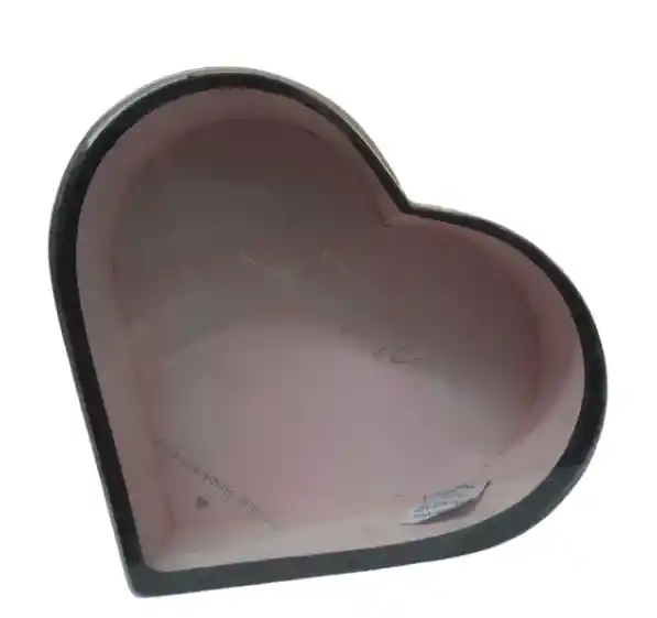 Caja De Regalo Color Negro Estuche En Forma De Corazo Con Tapa - Ancho 22cm X Alto 9cm X Largo 18cm Amor Y Amistad San Valentin Cumpleaños Fiesta Y Decoracion